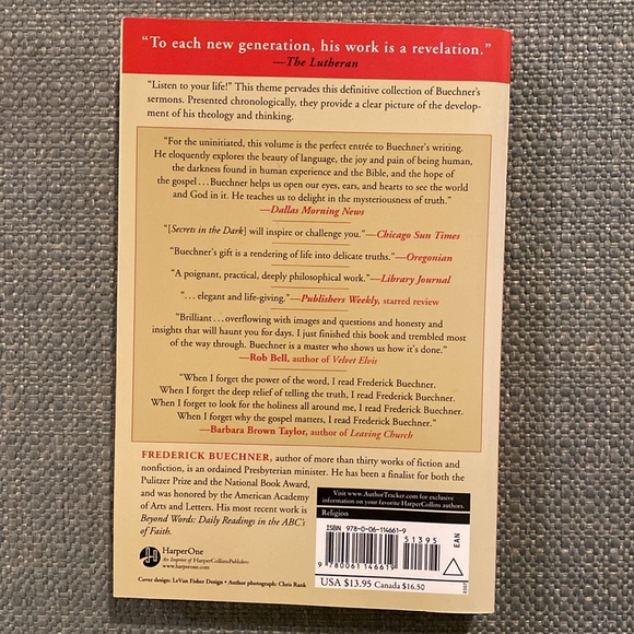 EUC book Secrets in the Dark by Frederick Buechner - Picture 3 of 6